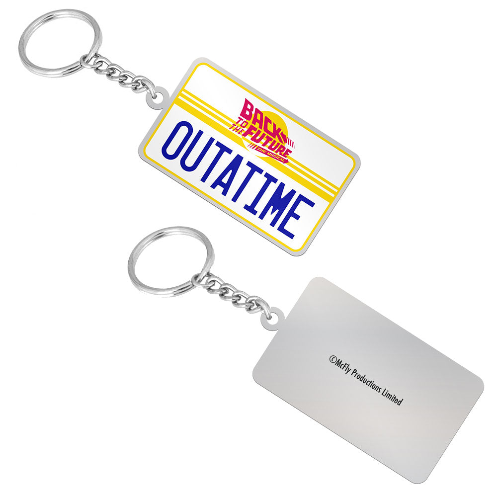 Back to the Future the Musical OUTATIME Keychain