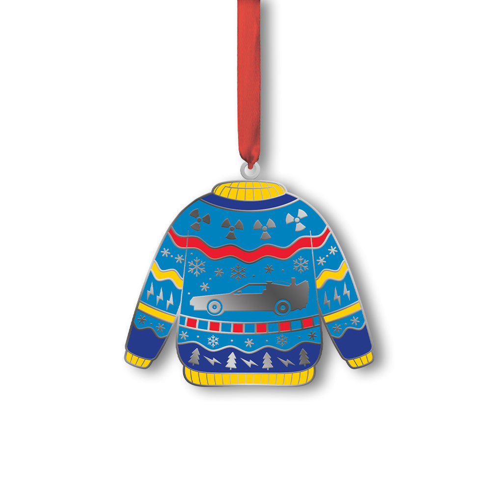 Back to the Future the Musical Holiday Sweater Ornament