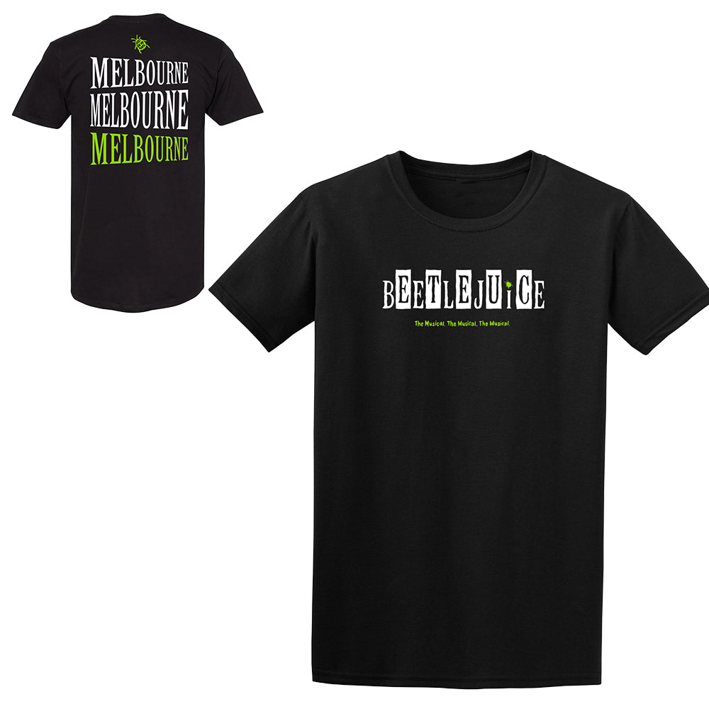 Beetlejuice Unisex Melbourne Logo Tee