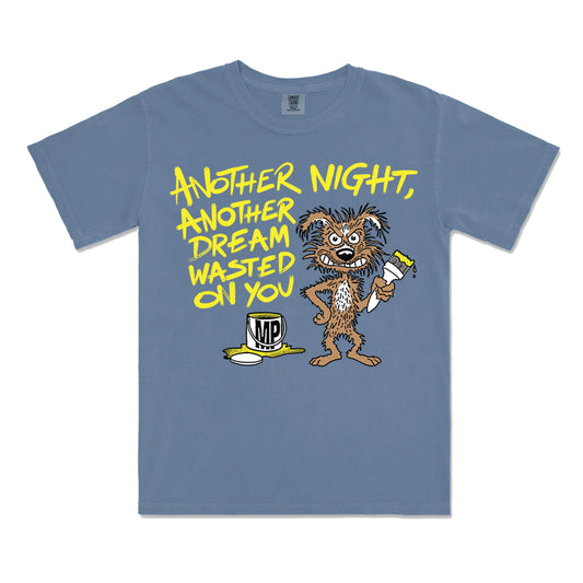 Graffiti Dog - Blue Jean T-Shirt