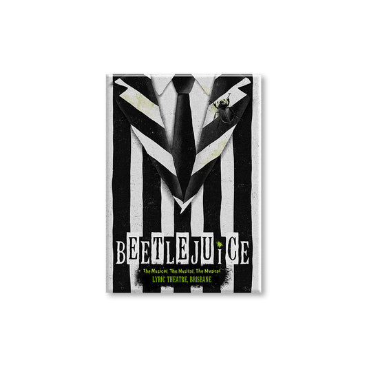 Beetlejuice Brisbane Logo Magnet