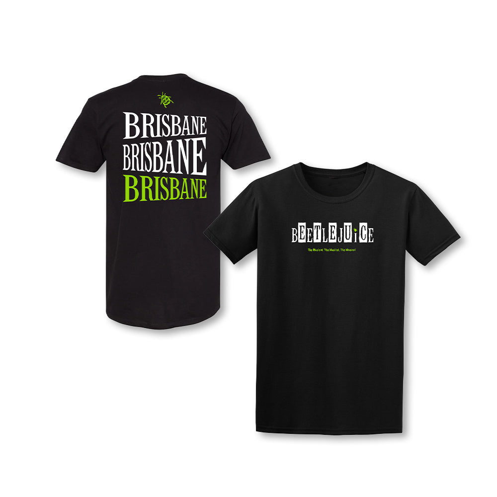 Beetlejuice Unisex Brisbane Logo Tee