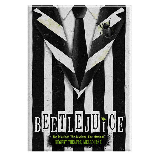 Beetlejuice Melbourne Logo Magnet