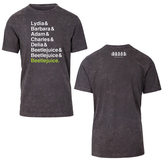 Beetlejuice Unisex Names Tee
