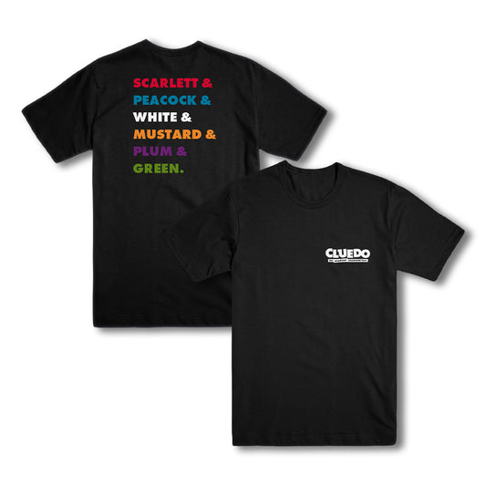 Cluedo Names Tee