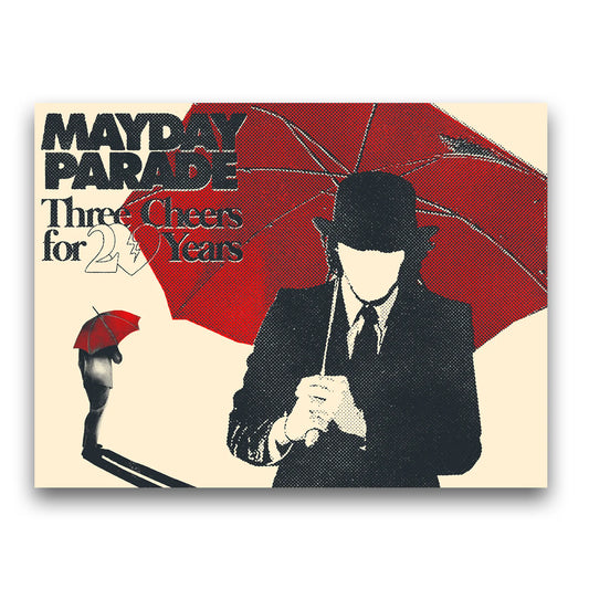 Three Cheers For 20 Years - Screen Printed Poster